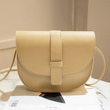Small Flap Crossbody Bag PU Leather Shoulder Messenger Handbag for Women