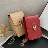 Women Shoulder Bag Small Phone Bag Chains Mini Handbag Chains Crossbody Bag
