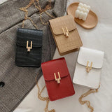 Women Shoulder Bag Small Phone Bag Chains Mini Handbag Chains Crossbody Bag