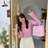 Cotton Women Lunch Bento Bag Vintage Plaid Canvas Ladies Handbags