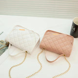 Women Chain Shoulder Crossbody Bag Embroidery Handbags