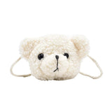 Autumn Fur Crossbody Bag Soft Warm Plush Bear Handbag Women