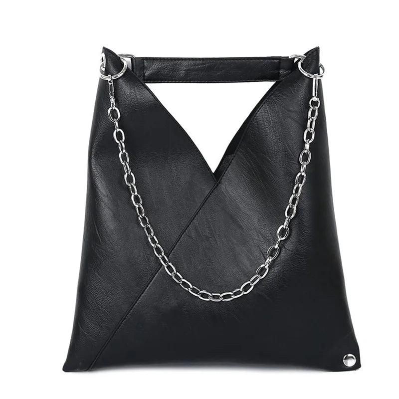 High Capacity Women's Leather Shoulder Bag Handbag