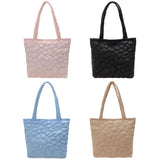Quilted Rhombus Pattern Shoulder Handbag