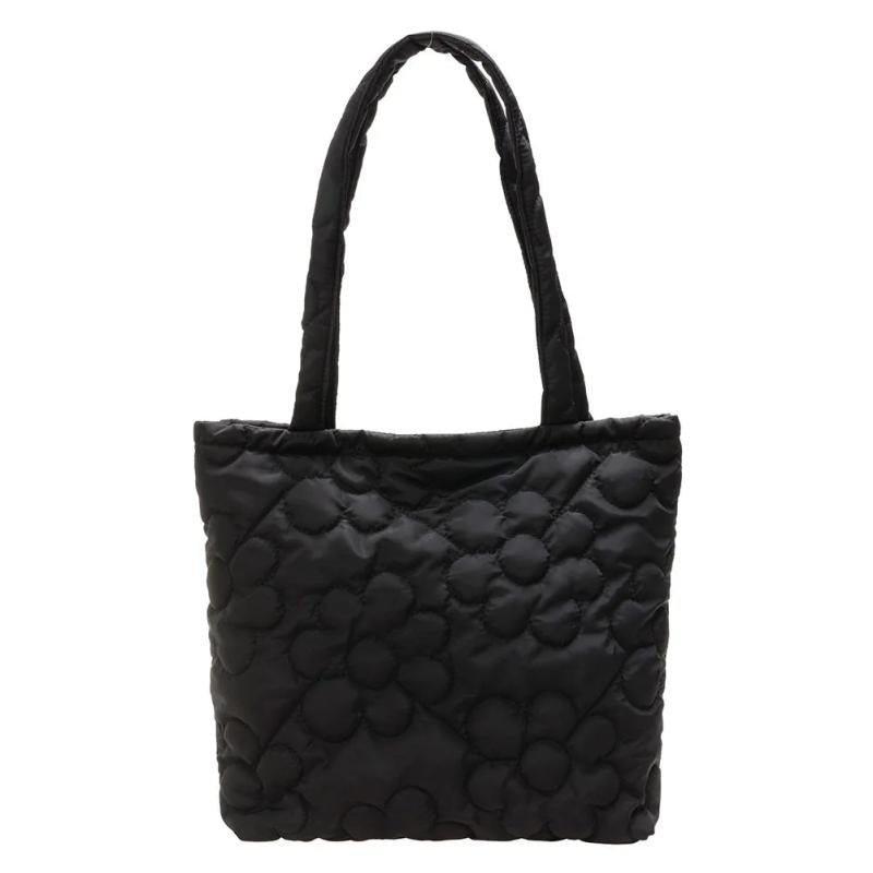 Quilted Rhombus Pattern Shoulder Handbag