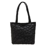 Quilted Rhombus Pattern Shoulder Handbag