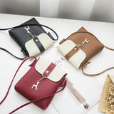 Deer Charm Shoulder Diagonal Bag Casual Mobile Phone Bag