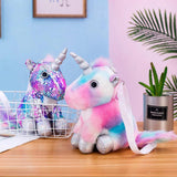 Animal Shaped Toy Crossbody Handbag Plush/Sequins for Girls