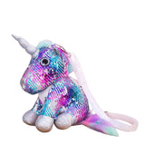 Animal Shaped Toy Crossbody Handbag Plush/Sequins for Girls