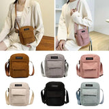 Corduroy Shoulder Bag Small Handbags Casual Outdoor Messenger Bags