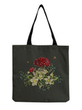 Creative Mushroom Shoulder Bag Art Floral Tote Eco Protection Women Handbag