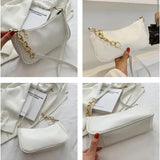 PU Leather Shoulder Bag Women's Handbag Crossbody Zipper Bag