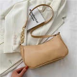 PU Leather Shoulder Bag Women's Handbag Crossbody Zipper Bag