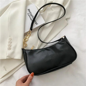PU Leather Shoulder Bag Women's Handbag Crossbody Zipper Bag
