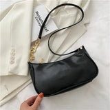 PU Leather Shoulder Bag Women's Handbag Crossbody Zipper Bag