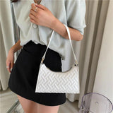 Rhombus Women's Tote Shoulder Bag Embossed Handbag
