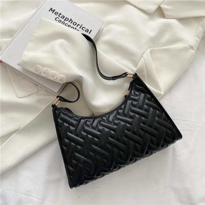 Rhombus Women's Tote Shoulder Bag Embossed Handbag