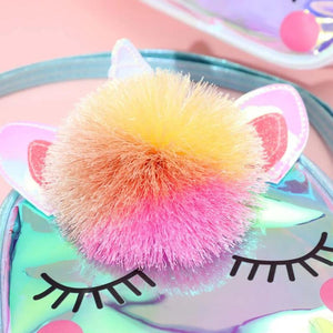 Cartoon Rainbow Unicorn Shoulder Bag For Girls