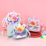 Cartoon Rainbow Unicorn Shoulder Bag For Girls