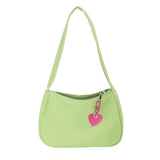 Women Retro Handbag Nylon Shoulder Top Handle Bag Small Clutch