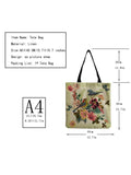 Chinese Style Floral Large Women's Bag Eco Protection Handbag