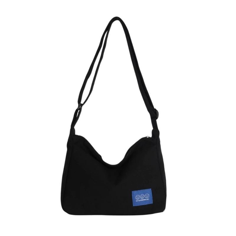 Canvas Messenger Bag Anti Theft Crossbody Shoulder Bag For School Boys