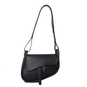Casual Shoulder Bag PU Leather Handbag Clutch Crossbody Bag