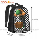 One Punch Man Mumen Rider Backpack Large Capacity Travel Schoolbag