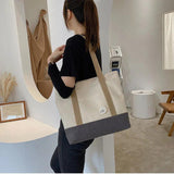 Roomy Zipper Shopping Carry Beach Bag Casual Handbag Daily Eco Shopping Bag