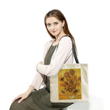 Van Gogh Oil Painting Retro Tote Bag Art Travel Bag Women Eco Handbag