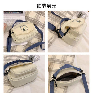 Canvas Small Fresh Ladies One-shoulder Bag