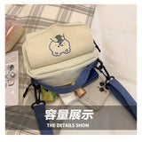 Canvas Small Fresh Ladies One-shoulder Bag