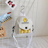 Chicken Cartoon Messenger Bag for Women Girls Student Shoulder Crossbody