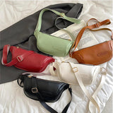 Women's Leather Waist Belt Bag Bananas Shoulder Bags
