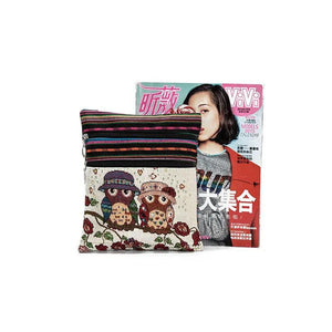 Cartoon Owl Printed Shoulder Bag Casual Small Messenger Bag