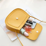 Small PU Leather Crossbody Shoulder Chest Bag for Women