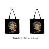 Lip Print Eco-Friendly High Capacity Shoulder Bag
