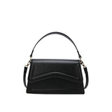 Solid Leather Shoulder Bag Small Handbag And Purse Women's Bag
