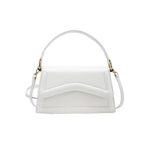 Solid Leather Shoulder Bag Small Handbag And Purse Women's Bag