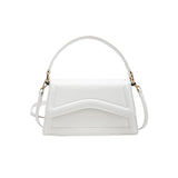 Solid Leather Shoulder Bag Small Handbag And Purse Women's Bag