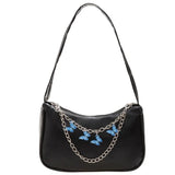 Candy Butterfly Chain Shoulder Bag Women Handbag Armpit Bag