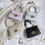 Women's Leather Chain Handbag Retro Totes Shoulder Bag