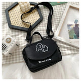 Dog Canvas Small Square Bag Female Crossbody Bag Casual Women Messenger Bags