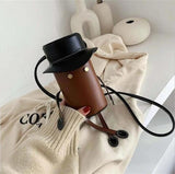 DIY PU Leather Bag Barrel-Shaped Bottom Base Handbag Parts