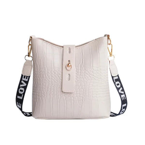 Crocodile Messenger Bags Ladies Handbags Bucket Bag