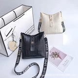 Crocodile Messenger Bags Ladies Handbags Bucket Bag