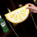 Fruit Bag Watermelon Orange Lemon Cartoon Shoulder Messenger Handbag