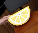 Fruit Bag Watermelon Orange Lemon Cartoon Shoulder Messenger Handbag