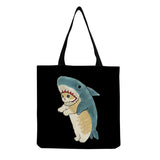 Animal Print Ladies Tote Bag Eco Reusable Shoulder Bag
