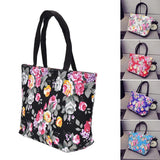 Floral Women Handbag Canvas Casual Tote Bag Shopping Bag